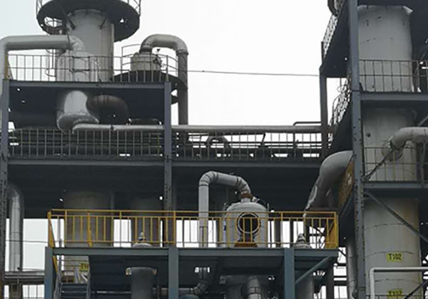 污水处理蒸发器实景拍摄