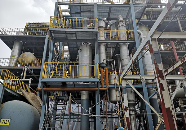 三效蒸发器实际运行案例实景拍摄 三效蒸发器实际运行案例实景拍摄