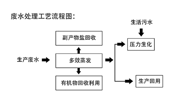 多效蒸发工艺处理橡胶助剂促进剂废水工艺流程图