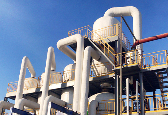 四效蒸发结晶设备项目安装现场