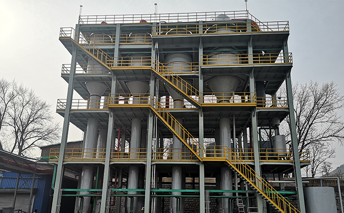 硫酸铵四效蒸发结晶项目实拍