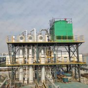 危险废物焚烧废水处理项目安装现场